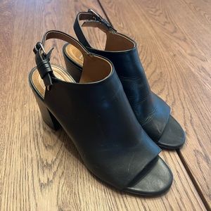 Givenchy leather open boots/sandals